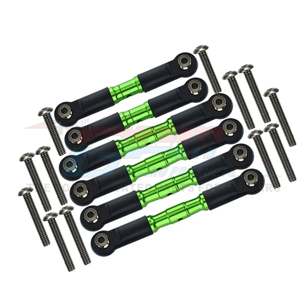 GPM dla ARRMA 1/10 Granite Big Rock Crew VORTEKS Senton 4X4 3S Upgrade Parts Metal Bold Steering Rod Combo AR 330535 + AR 330470