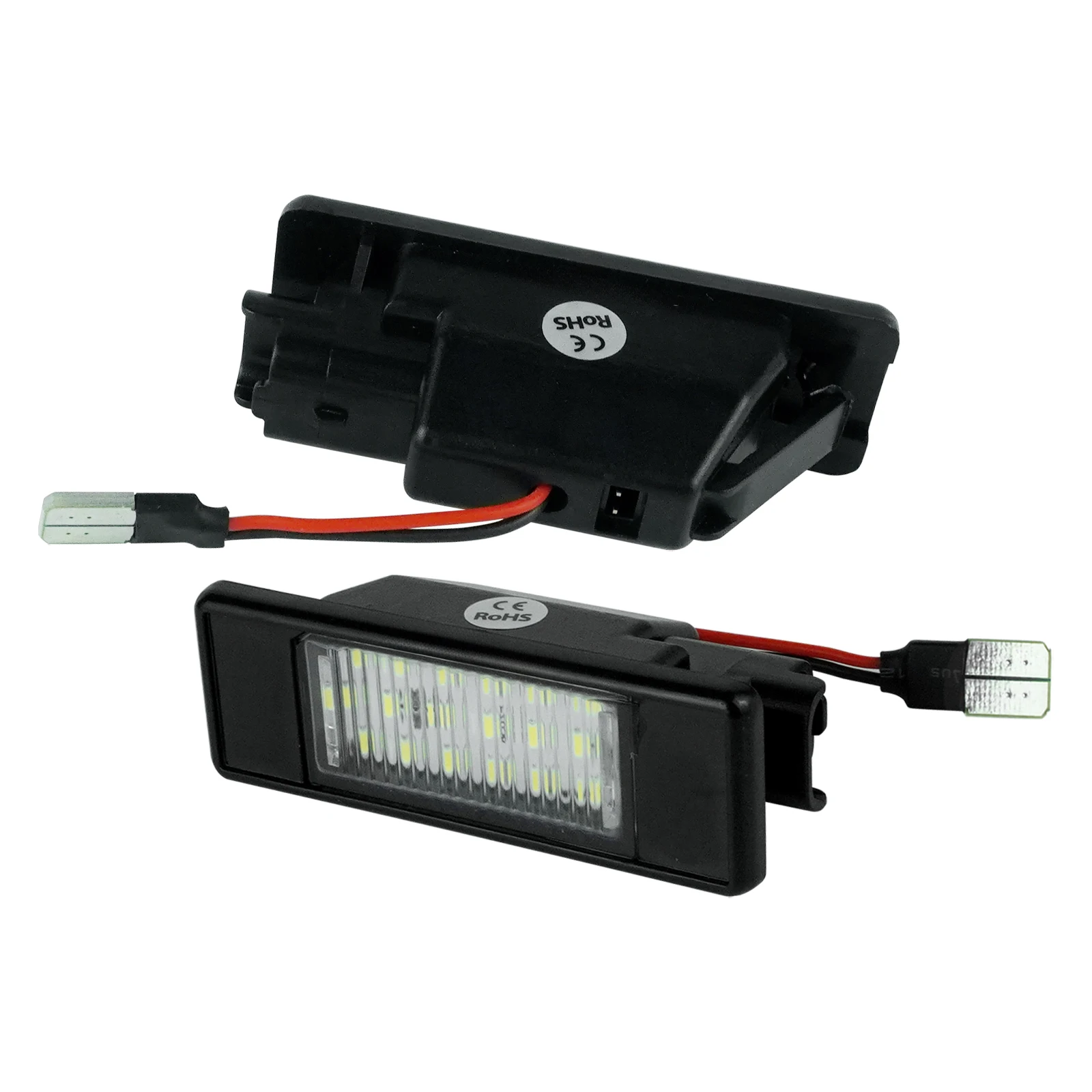 2x Canbus LED رقم الترخيص لوحة ضوء مصابيح لمرسيدس بنز سبرينتر 906 06 + فيانو فيتو W639 03-14 VW Crafter 06-16 فيات