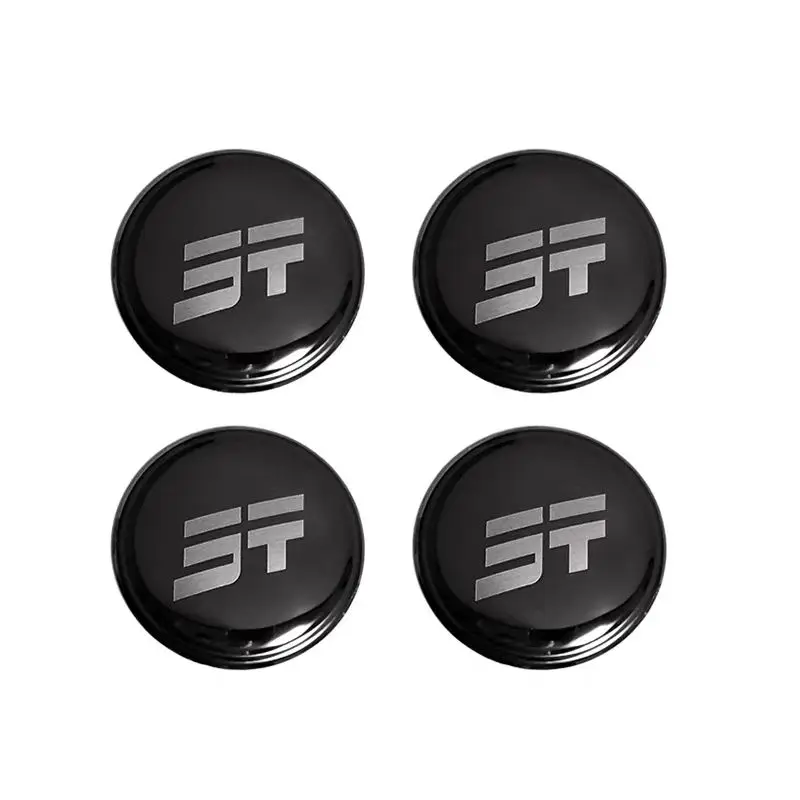 For Jetour Traveler T2 Car Accessories Tire Center Badge Cover Wheel Hub Logo Styling Stainless Steel 4pcs 2024