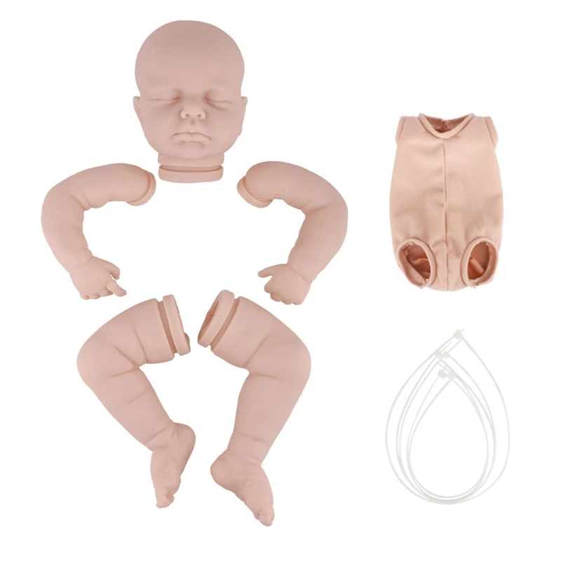 

Q0KB Unpainted Realistic Infant Baby Infant Supplies Durable Vinyl Infant Toy