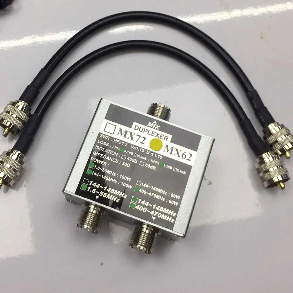 Антенный комбайнер MX62 HAM, различные частоты (HF / VHF/UHF), линейный комбайнер, транзитная станция Duplexer