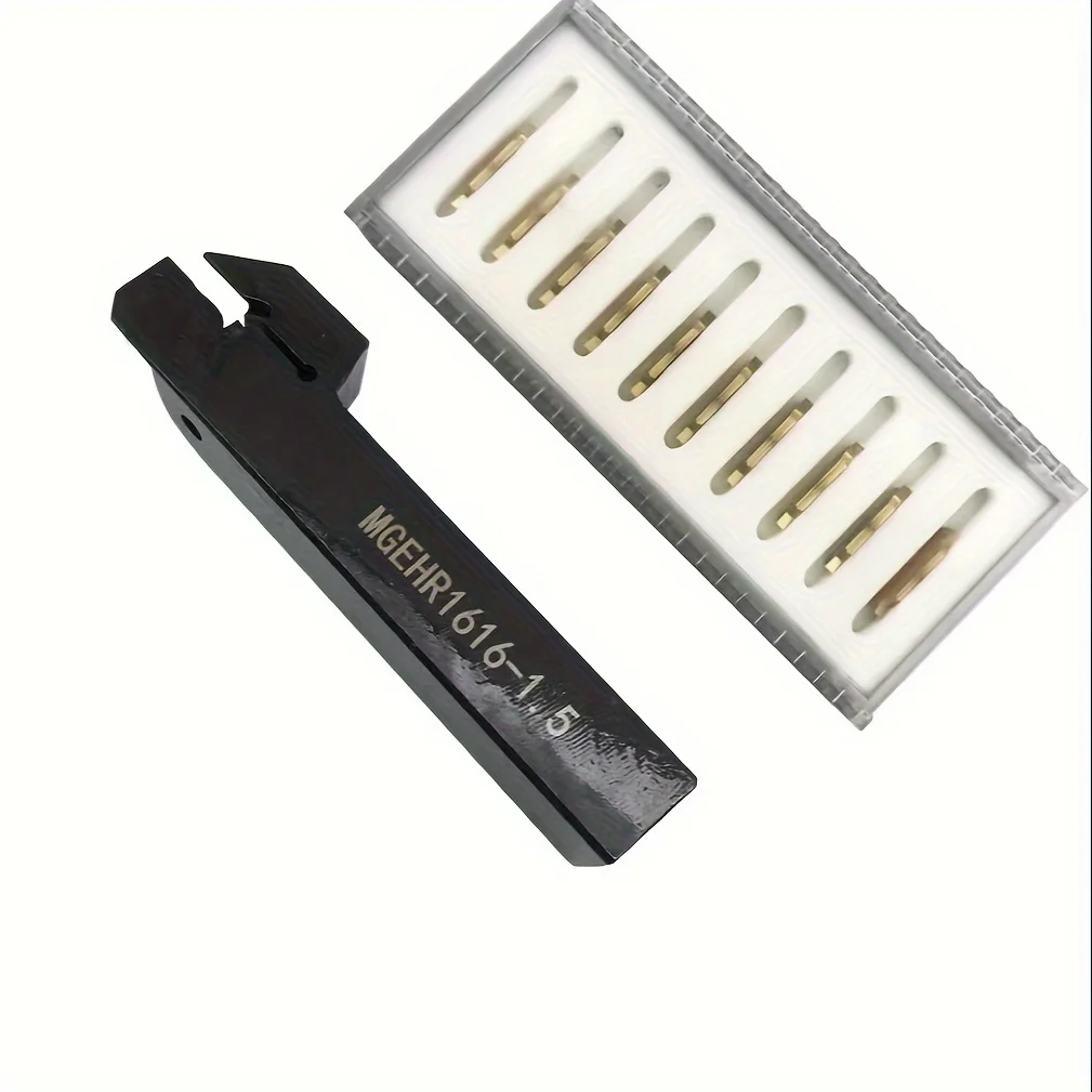 

MGEHR1616-1.5 Держатель инструмента + 10 шт. вставки MGGN150 — набор твердосплавных канавок для токарного станка с ЧПУ