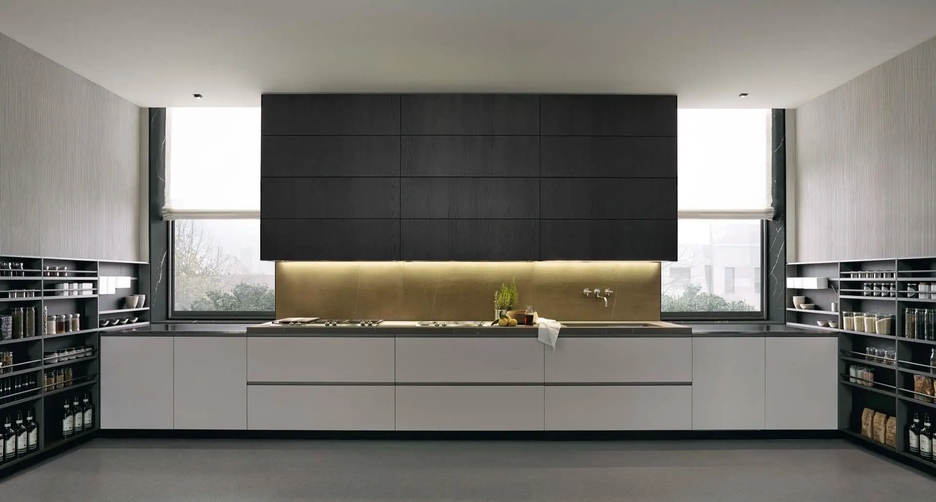 White High End Cabinet Modern Minimalist Living Room Furniture Storage Solution