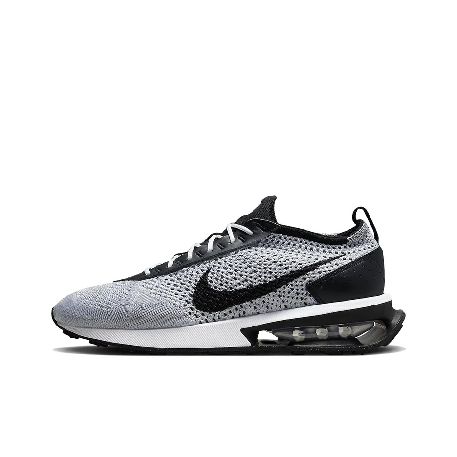 Nike Air Max Flyknit Running Shoes Men's Low Top Gray/Black DJ6106-002