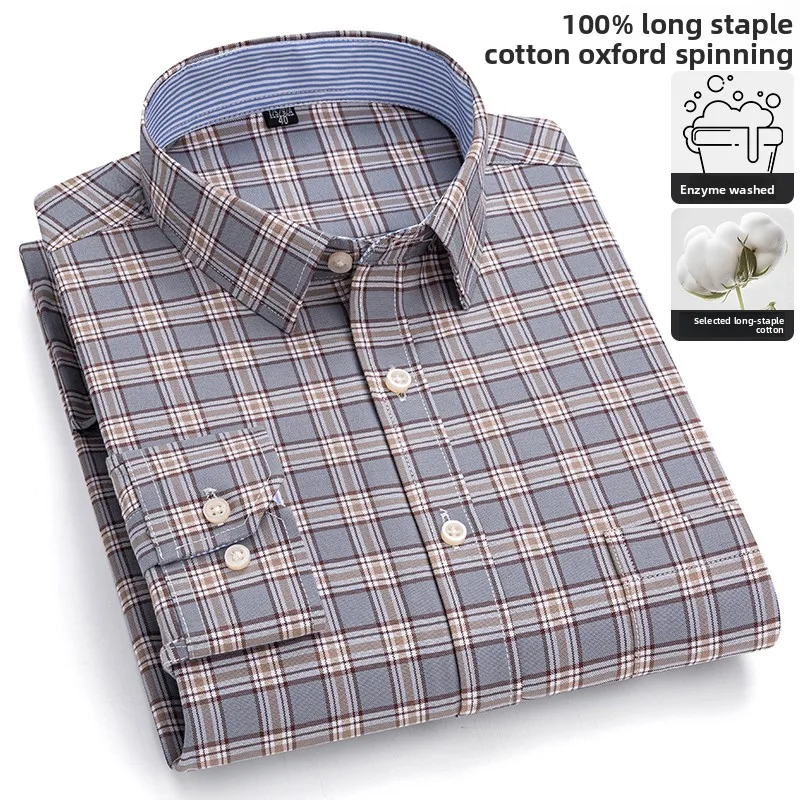 Чистый хлопок, высокое качество, деловая повседневная модная оксфордская мужская рубашка с коротким рукавом, новая мужская рубашка больших размеров, официальная мужская одежда
