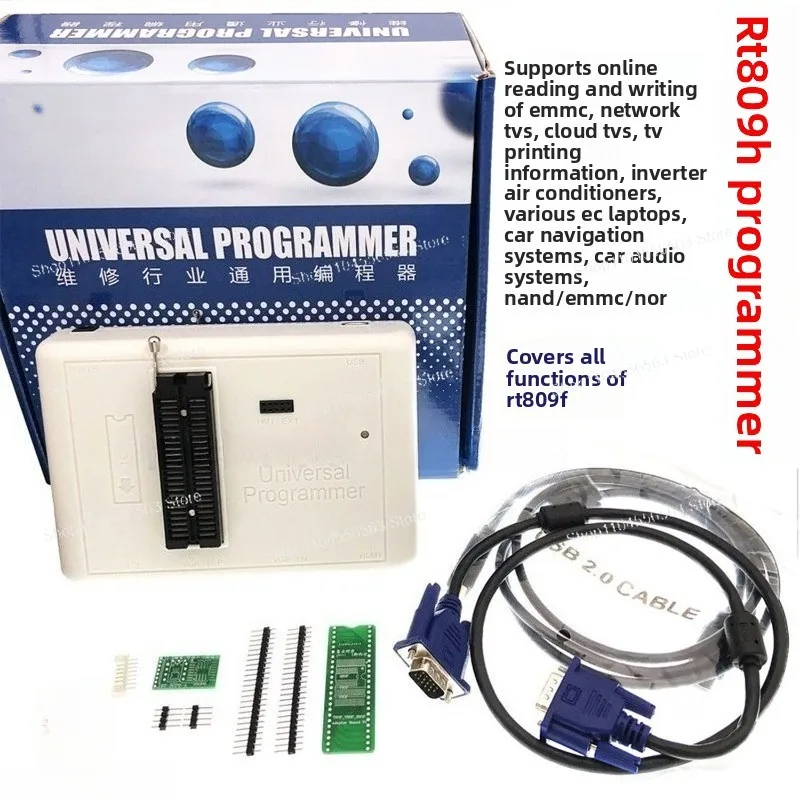 Multifunctional Chip Programmer Burner for LCD TV EMMC Car Navigation Audio Inverter Air‑condition Chip Read Write