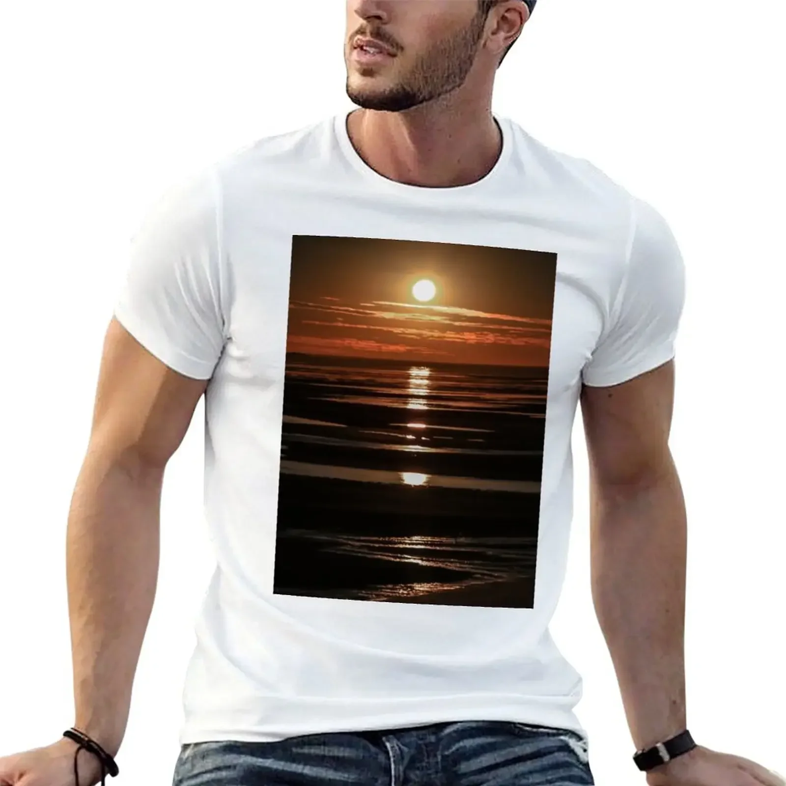 Stairway to the moon T-Shirt plus sizes sports fans summer clothes mens t shirts pack