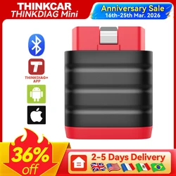 THINKCAR THINKDIAG Mini-OBD2-Scanner, Bluetooth, All-System-Diagnose, Autodiagnose-Scan-Tool, Lese-/Klarer Fehlercode, universell