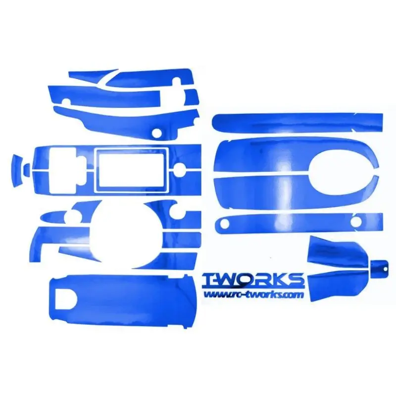 Original T Works TS-009M Metal Chrome Radio Skin Sticker (For Futaba 4PL/4PLS) 4 Colors Rc Tool