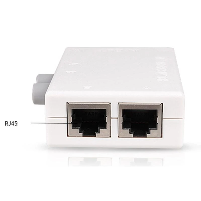 

2025 New 2 Port RJ45 Networks Switches Selector Networks Switcher Splitter 2 in 1 Out Networks Switches Extender RJ45 For Laptop