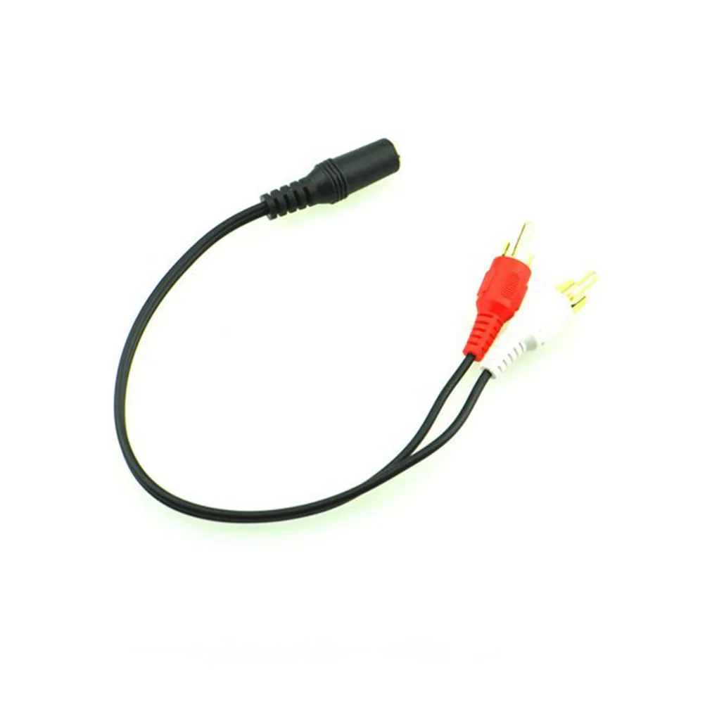 

3.5mm to 2 Gold Plated Y Cable Adapter Stereo Female to Dual Male Connector for Audio Systems