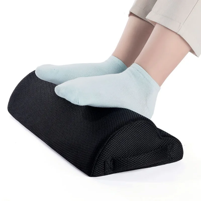 Semi Cylindrical Office Foot Rest Cushion Cloud Shaped Leg Support Pillow High Resilience Spine Foam Relax Pad for Workplace