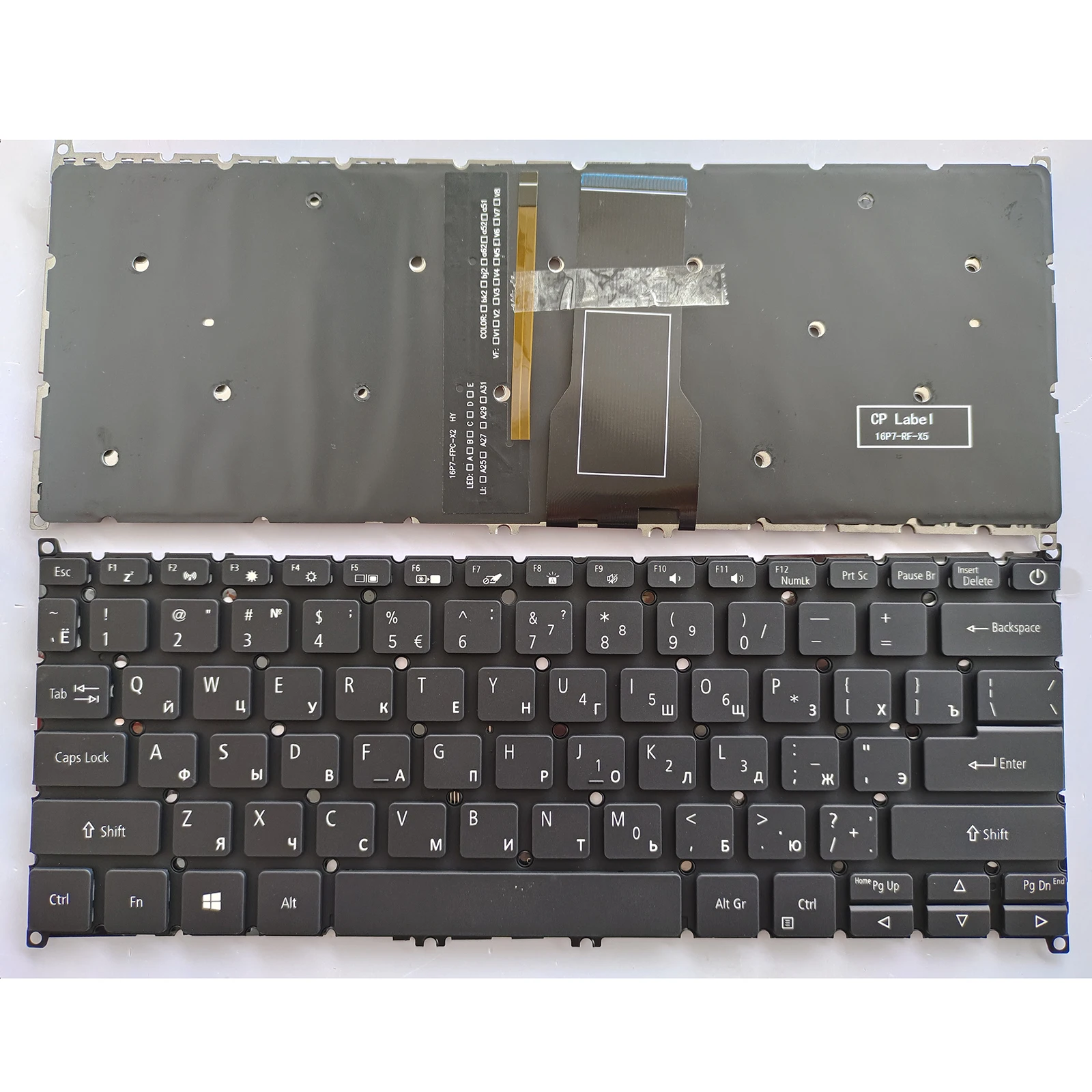 

RU US for Acer N17W6 N17W7 N19H2 N20Q1 SF114-32 SP513-51 52 53 Swift S40-10/20/51-53-757T Laptop Keyboard