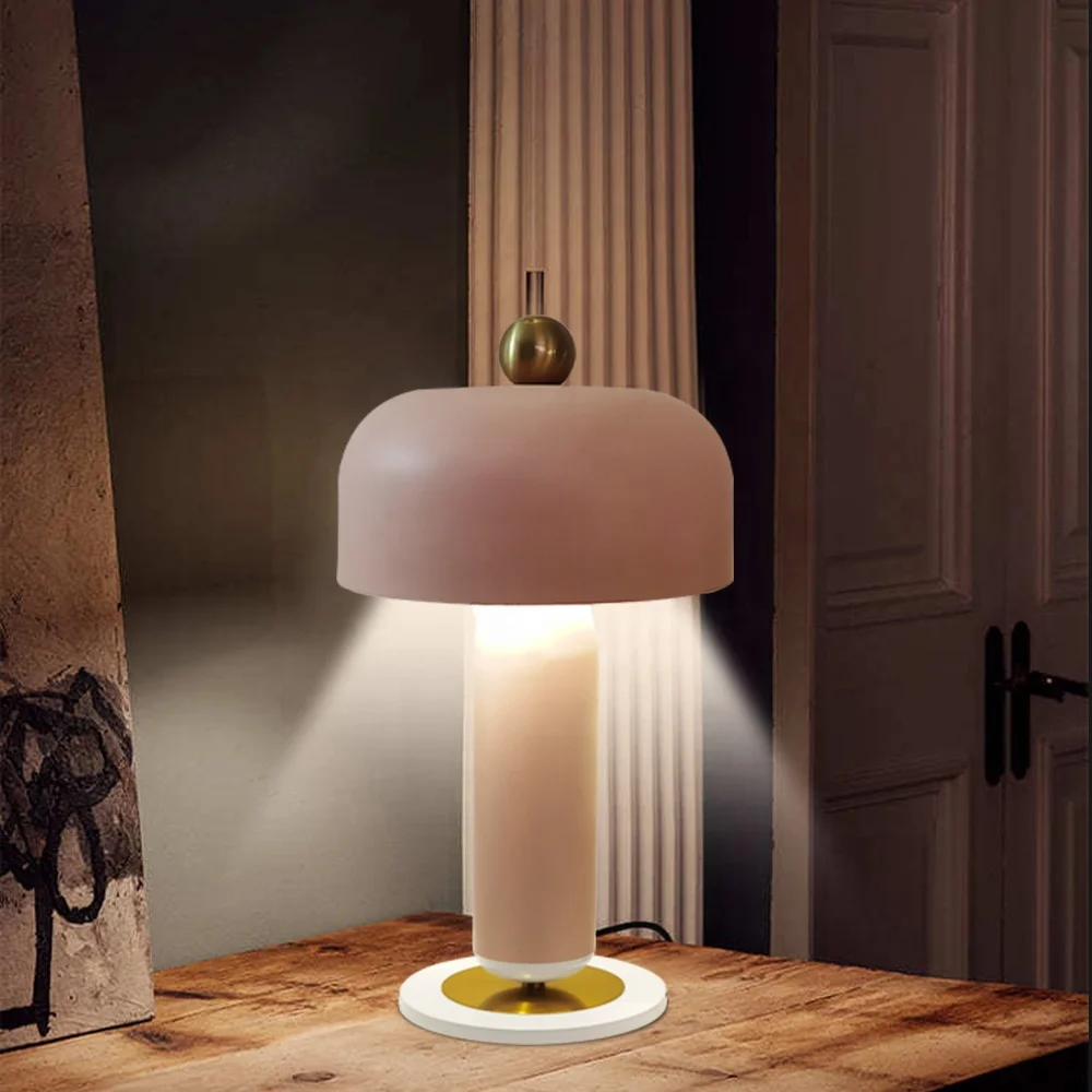 Creative Modern Designer Home Hotel Bedroom Living Room Desk Mushroom Table Lamp