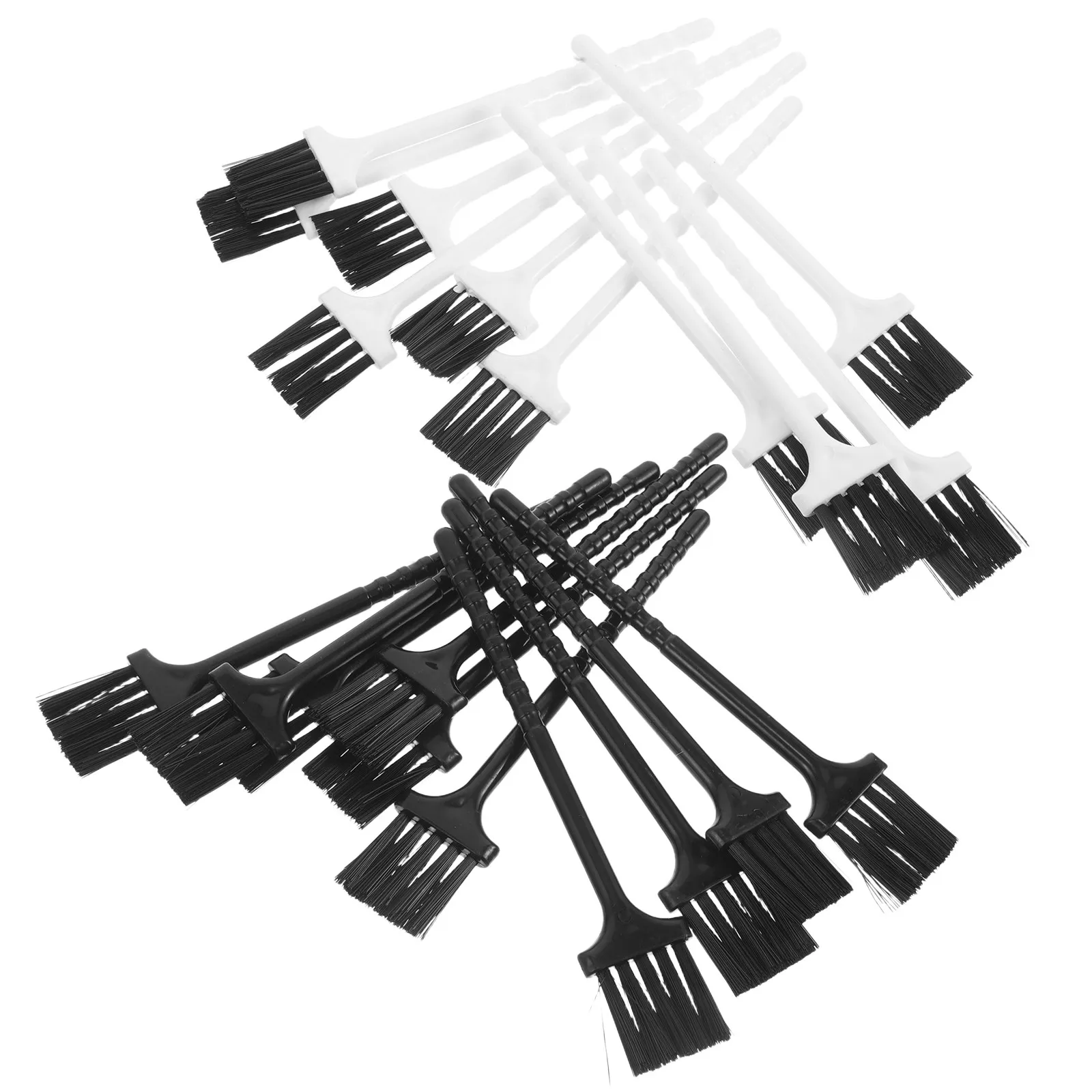 20Pcs Razor Brush Replacement for Electric Shaver Long Handle Small Cleaning Brush Fine Bristles Multifunctional Crevice