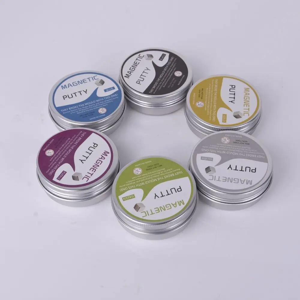 Resina magnetica che rimbalza fango argilla colorata ferrofluido argilla di aspirazione magnetica interattiva con fango magnetico plastilina ragazzi ragazze