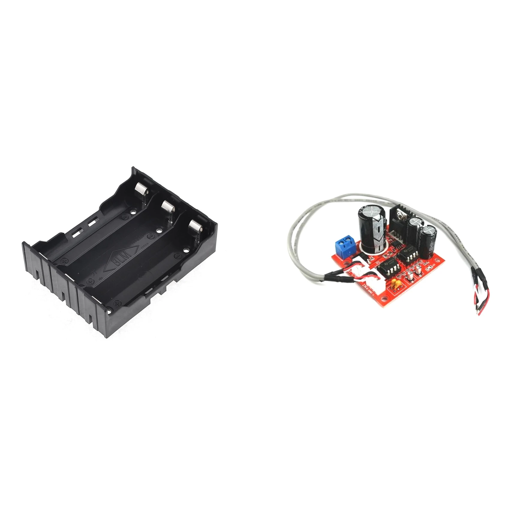 N75R-1 Pcs DIY Battery Holder With 6 Pins & 1 Pcs Dual NE5532 Preamp Audio Amplifier Board