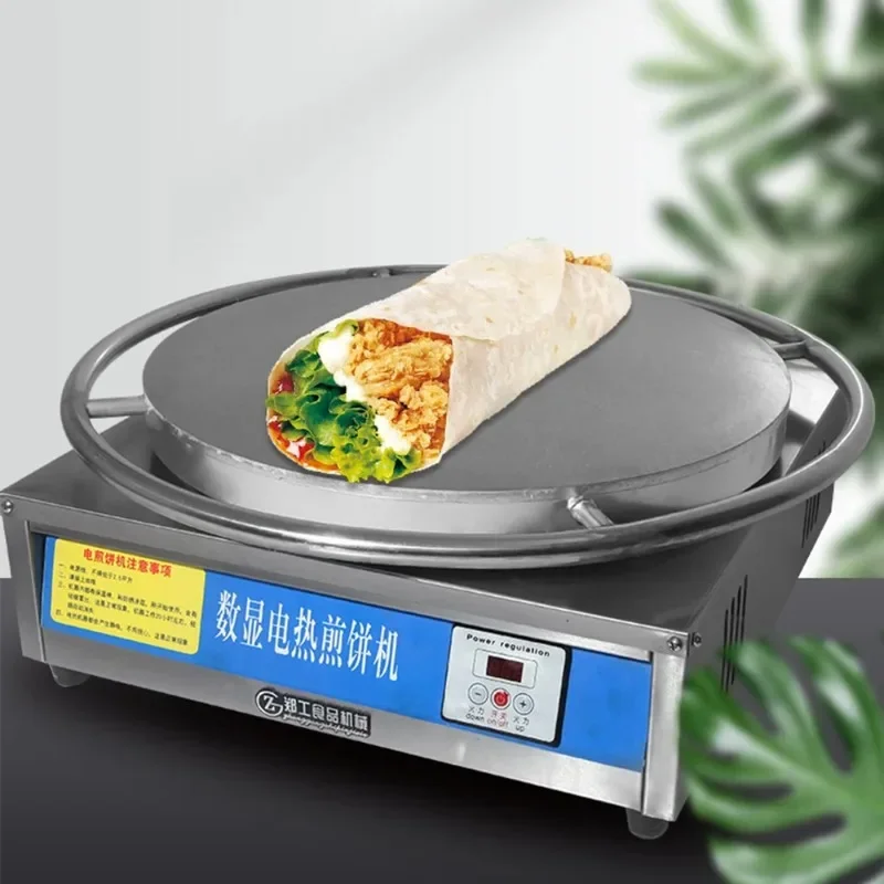 45cm Commercial Rotating Crepe Machine Crepe Makers Sandwich Maker Automatic Prof sional Electric Pancake Makers
