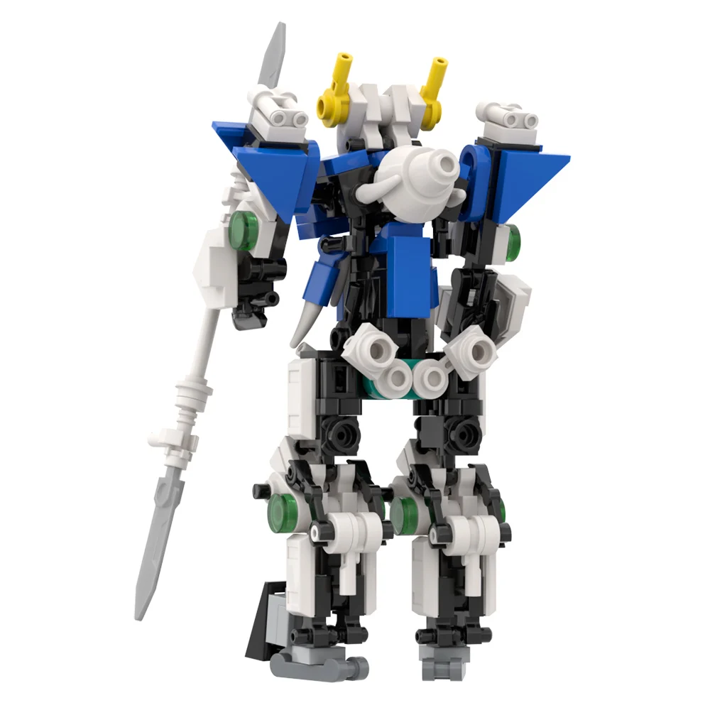 MOC-Grand Patron Xia Robô Tijolos para Crianças, Action Figure Building Block, Powered Expedileton Mecha Combat Model Kit, Presente de Aniversário, Brinquedo