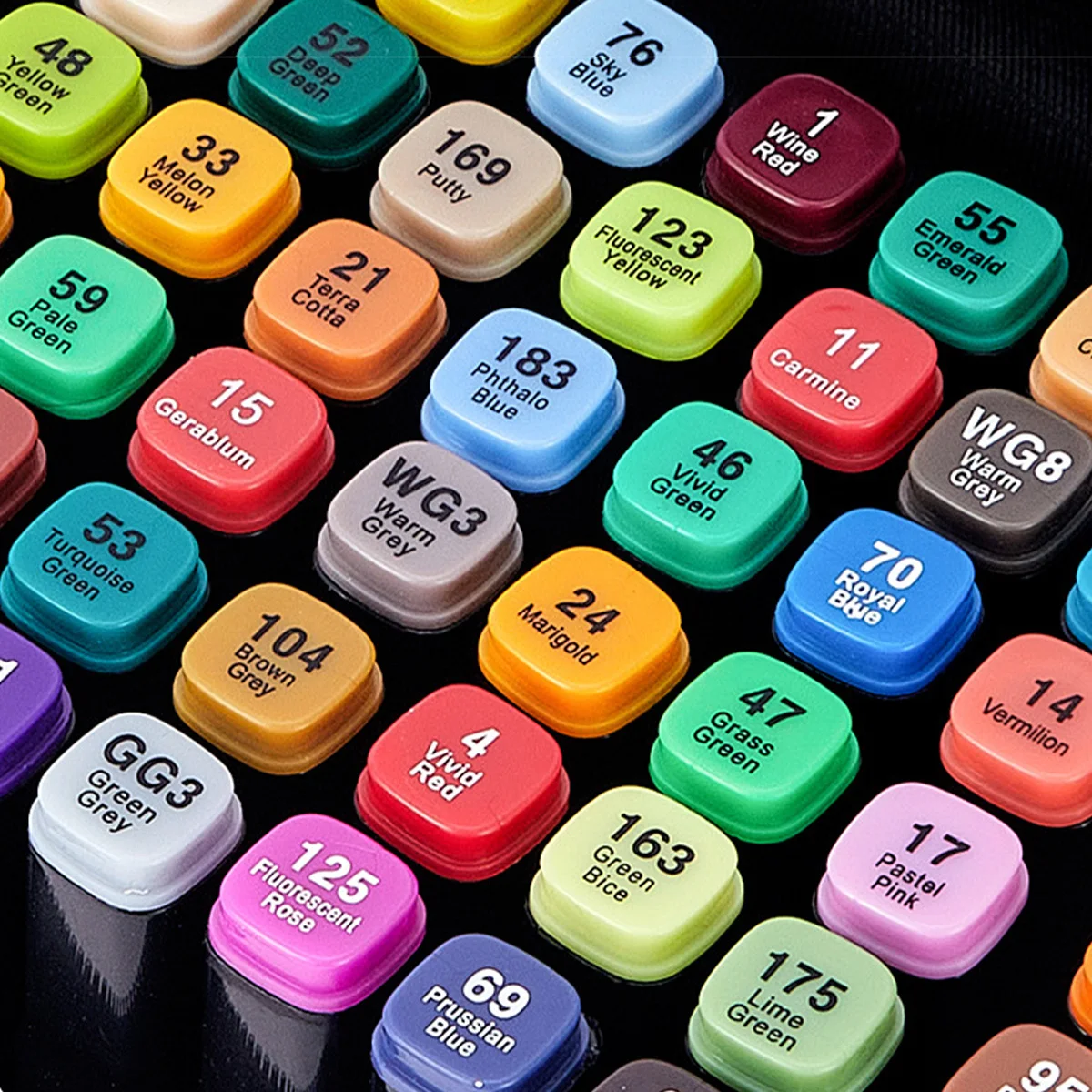 100pcs markers, double headed art drawing tools, colored pens, Christmas and New Year gifts