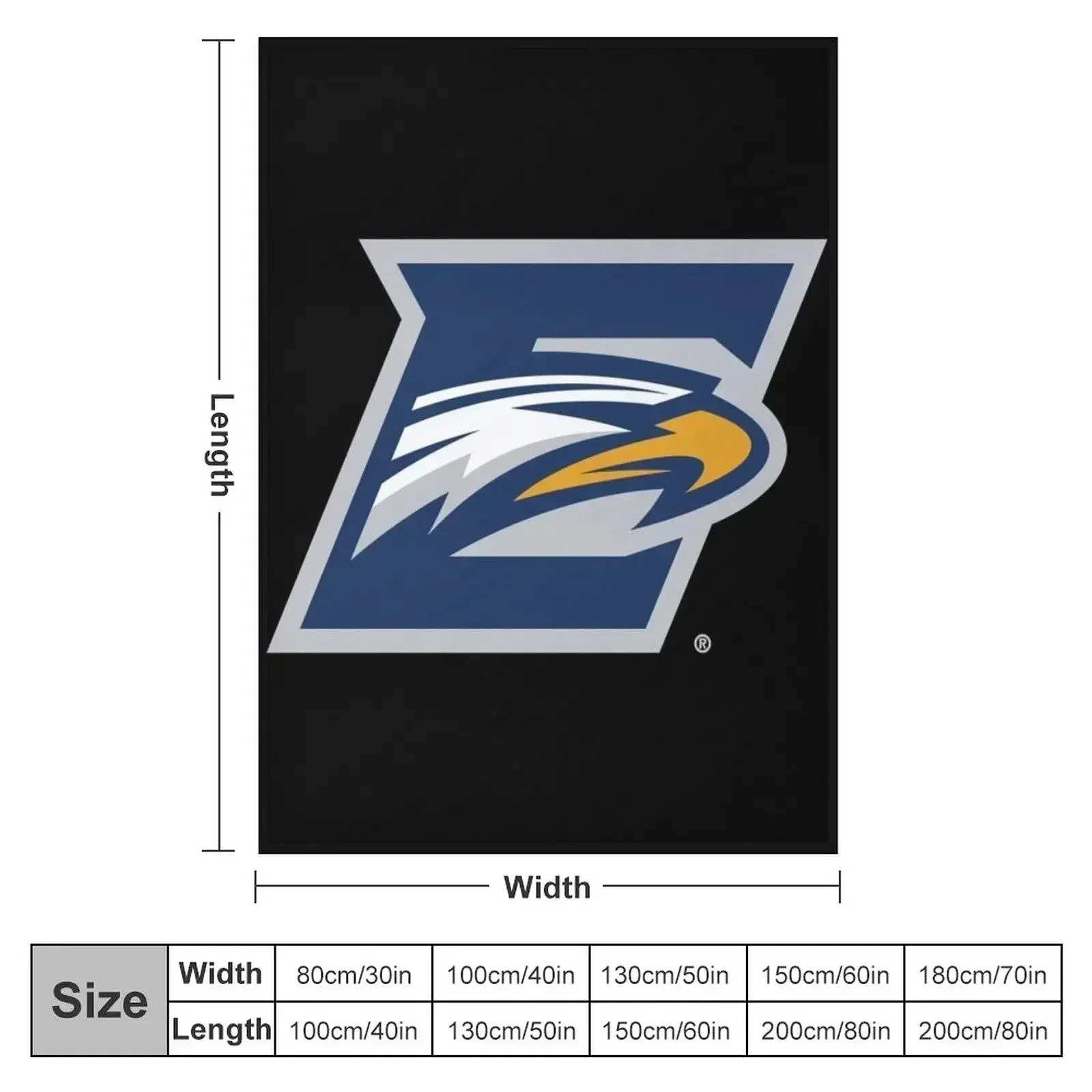 Emory eagles Throw Blanket Hairys warm for winter Nap Polar Blankets
