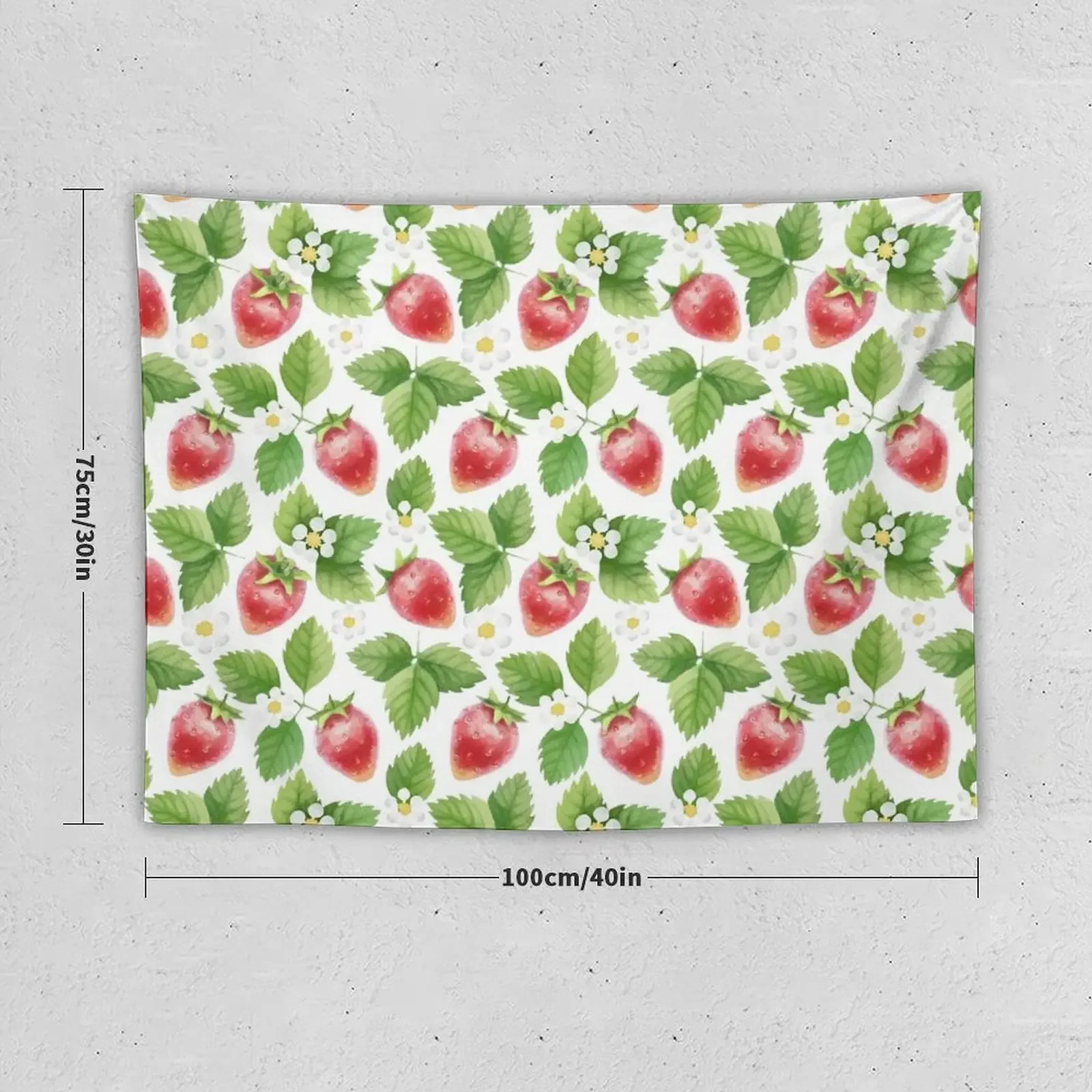 Strawberry jam Tapestry Home Decoration Accessories Wall Decorations Living Room Decoration Tapestry