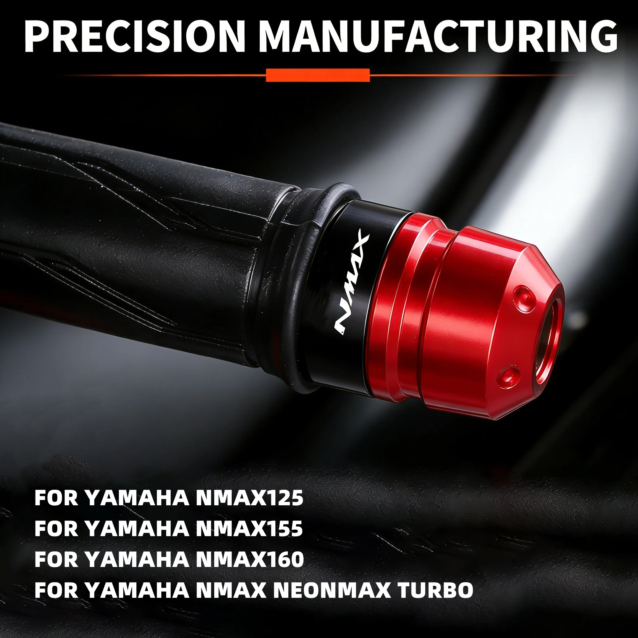 

Motorcycle Accessories Handlebar Grips Ends Handle Bar Cap End Plug For YAMAHA Nmax NMAX155 N-max 125 155 2017- 2026 Accessories