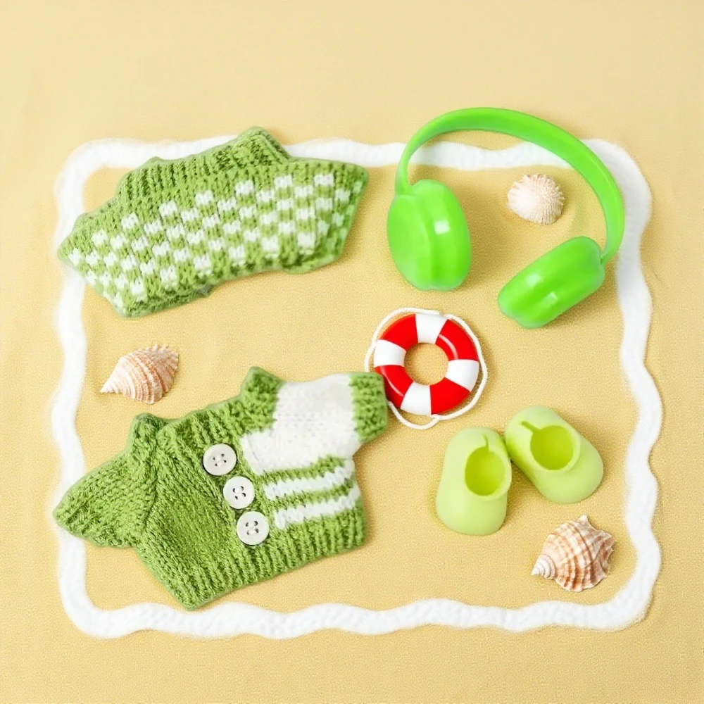 

Милая одежда для 17 см с подвеской LBB, плюшевые хлопковые игрушки, одежда для самостоятельного изготовления, одежда для кукол, юбка, футболка, комплект, комбинезон с животными, подарок на день рождения