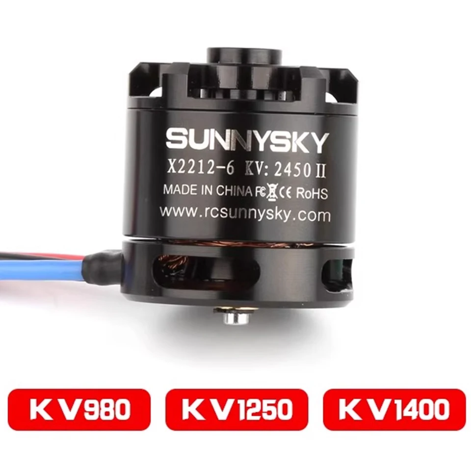 Original Sunnysky X2212 II 980KV 1250KV 1400KV 2450KV Outrunner