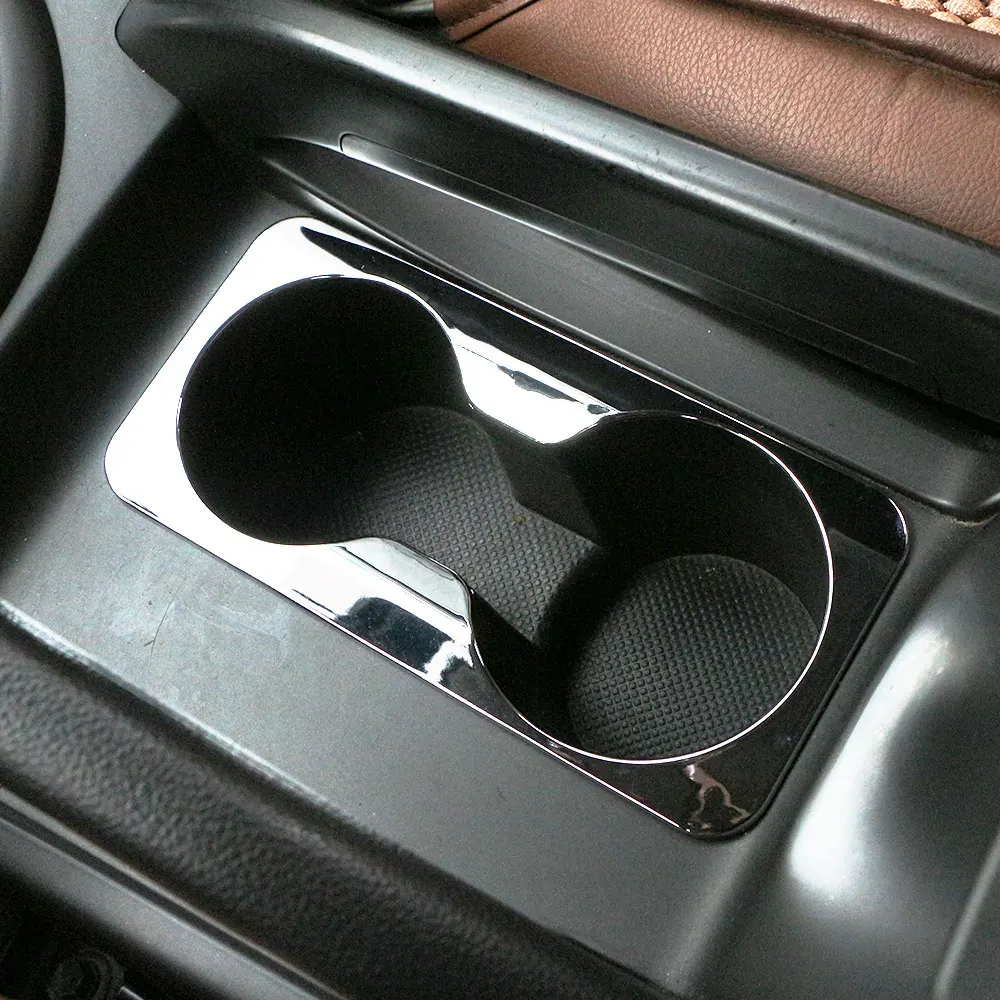ABS Chrome carro dianteiro e traseiro água copo tampa do painel guarnição, adesivo de decoração, acessórios para Kia Sportage R, 2012, 2013, 2014, 2015