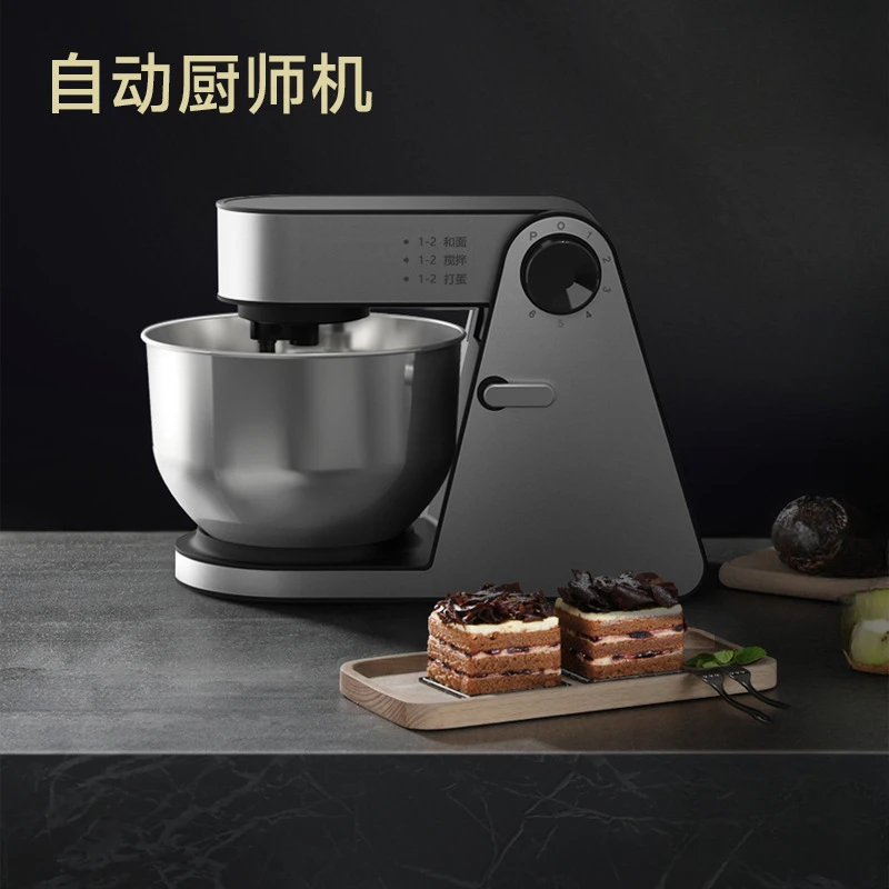 Household small chef machine 3D dough mixer 5L desktop electric egg beater stirring fresh milk whipping cream family model