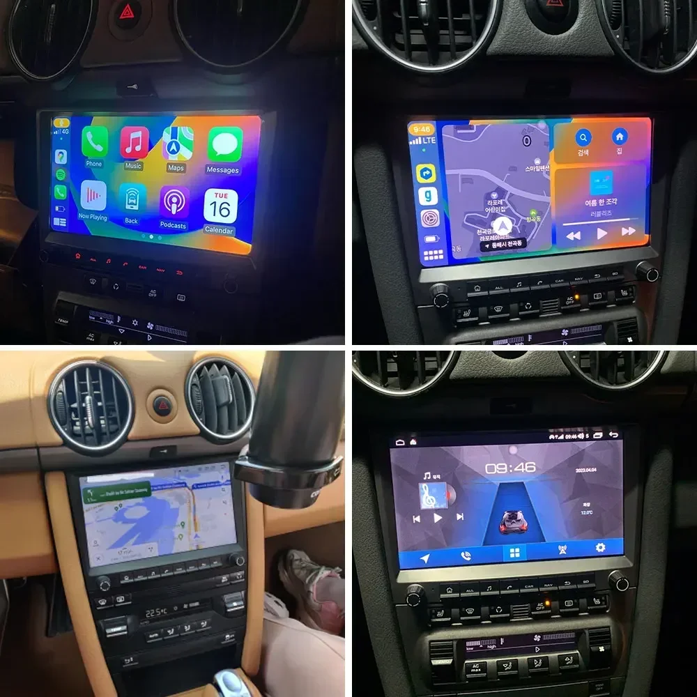 Автомобильный радиоприемник CHSTEK Android 13 Carplay для Porsche Cayman 911 987 Boxster 997 2005-2013, мультимедийная навигация, Bluetooth WIFI 4G DSP