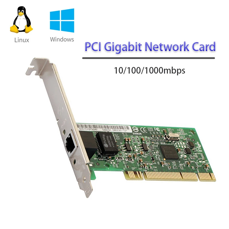 لسطح المكتب RJ-45 LAN محول diskless محول الشبكة PCI جيجابت شبكة بطاقة إيثرنت ملحقات الكمبيوتر لعبة بطاقة PCI-E