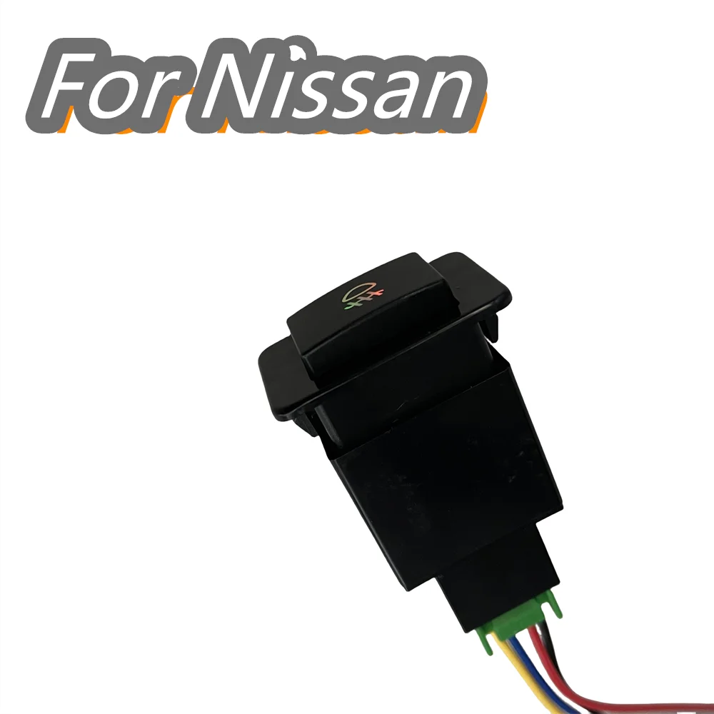 Car Front Fog Light Switch Button 5-Pin 4-Wires For Nissan Sunny Frontier Xterra Sentra Pathfinde DC12V