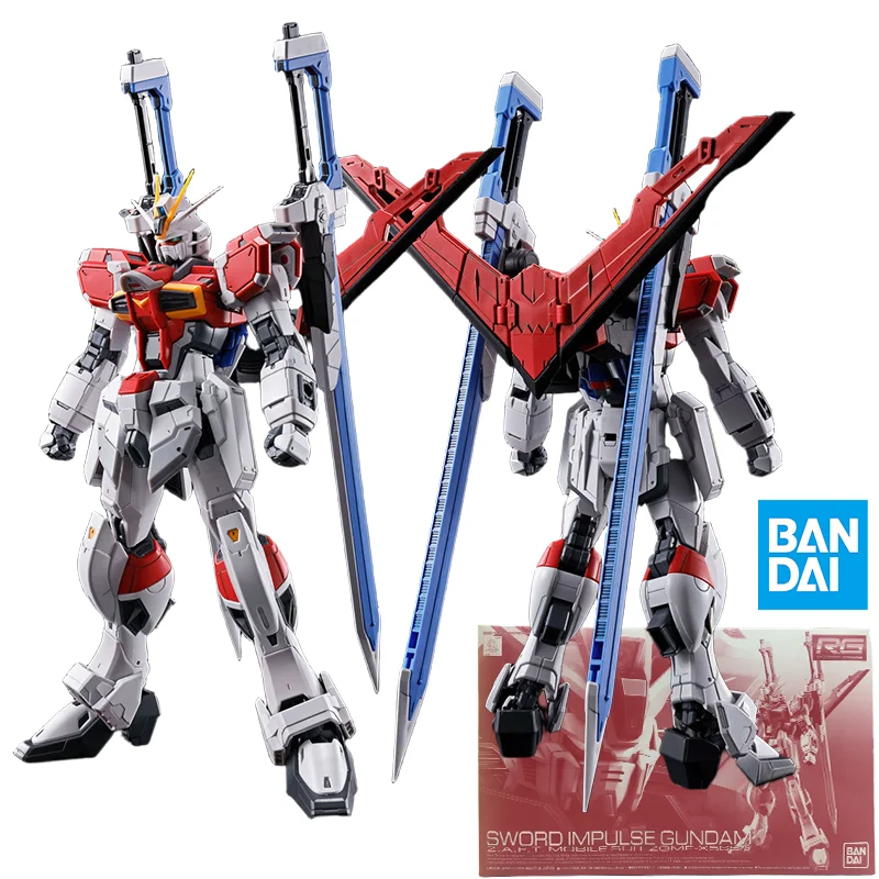

Bandai PB RG 1/144 ZGMF-X56Sβ SWORD IMPULSE GUNDAM Action Figure Assembly Model Toy Collectible Model Ornament Gift for Children