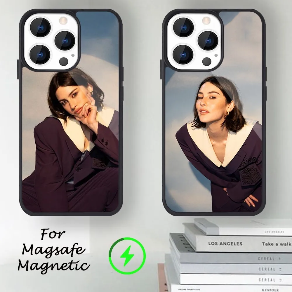 Singer Gracie Abrams Phone Case For iPhone 14 13 12 11 15 Pro Max Magsafe Magnetic