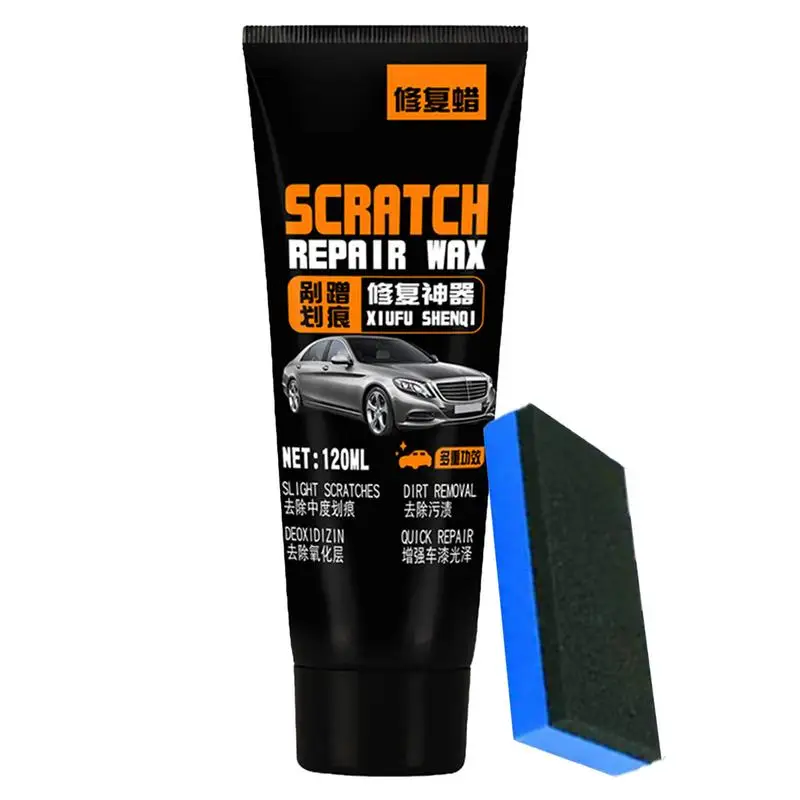 

Scratch Repair Wax For Car 120ml Paint Transfer For Vehicles Car Paint Repair Scratch Removal Tree Sap & Swirl Remover With