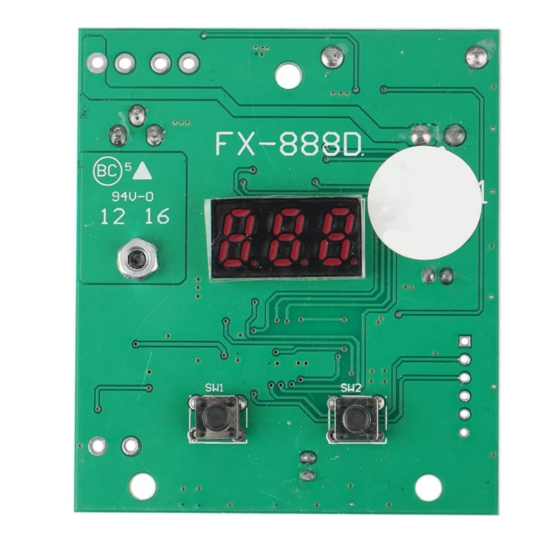 

2X For FX-888D Soldering Station Main Board Digital Display Soldering Station Control Board, Station Accessories