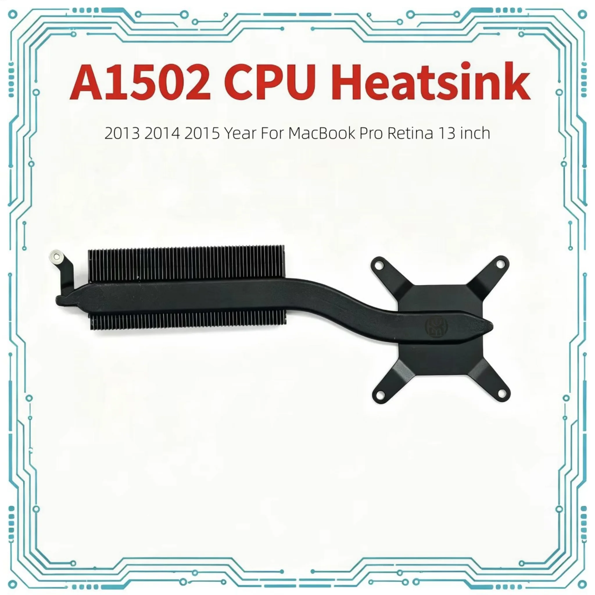 100% Tested Original CPU Cooling Heatsink For MacBook Pro 13 Retina A1502 2013 2014 2015 Notebook Cooling Radiator Replacement