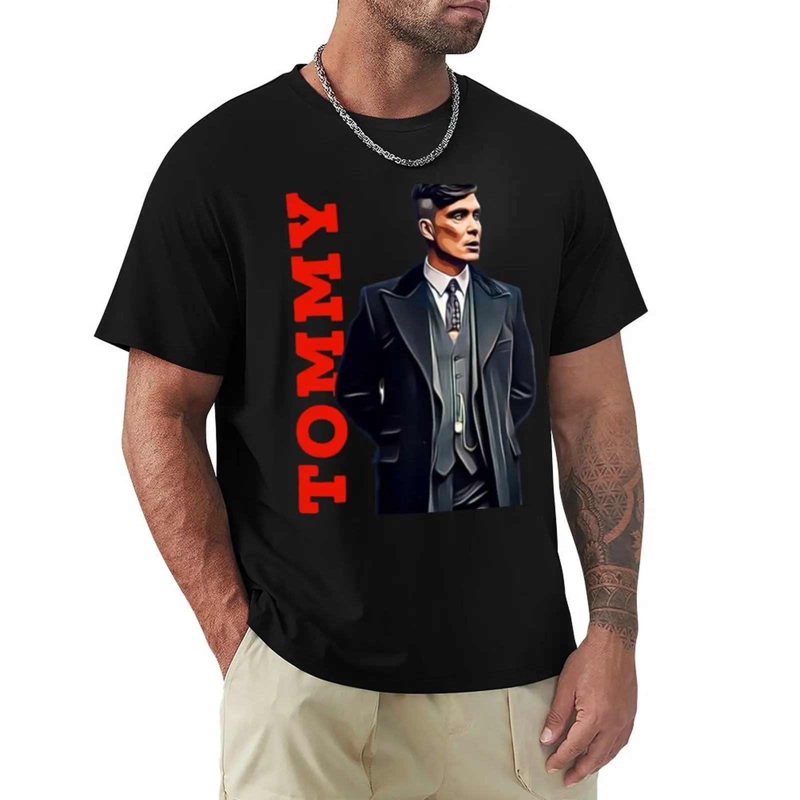 

Tommy Shelby, Peaky Bli T-Shirt custom shirt summer clothes hippie clothes vintage graphic tee t shirts men