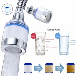 10pcs Faucet Water Filter Element Remove Chlorine Heavy Metals Filtered Showers Head Bath Filtration Purifier Soften Hard Water