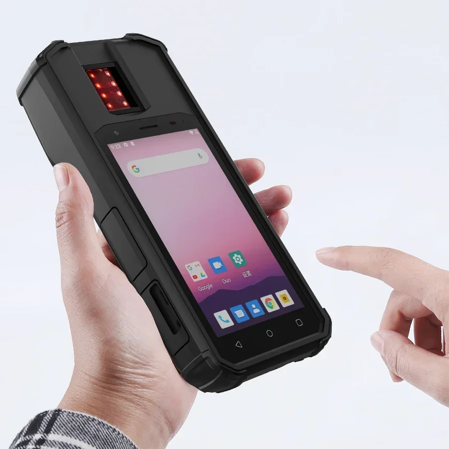 Biometric fingerprint and NFC reader android os Lte 4G industrial 5" handheld device