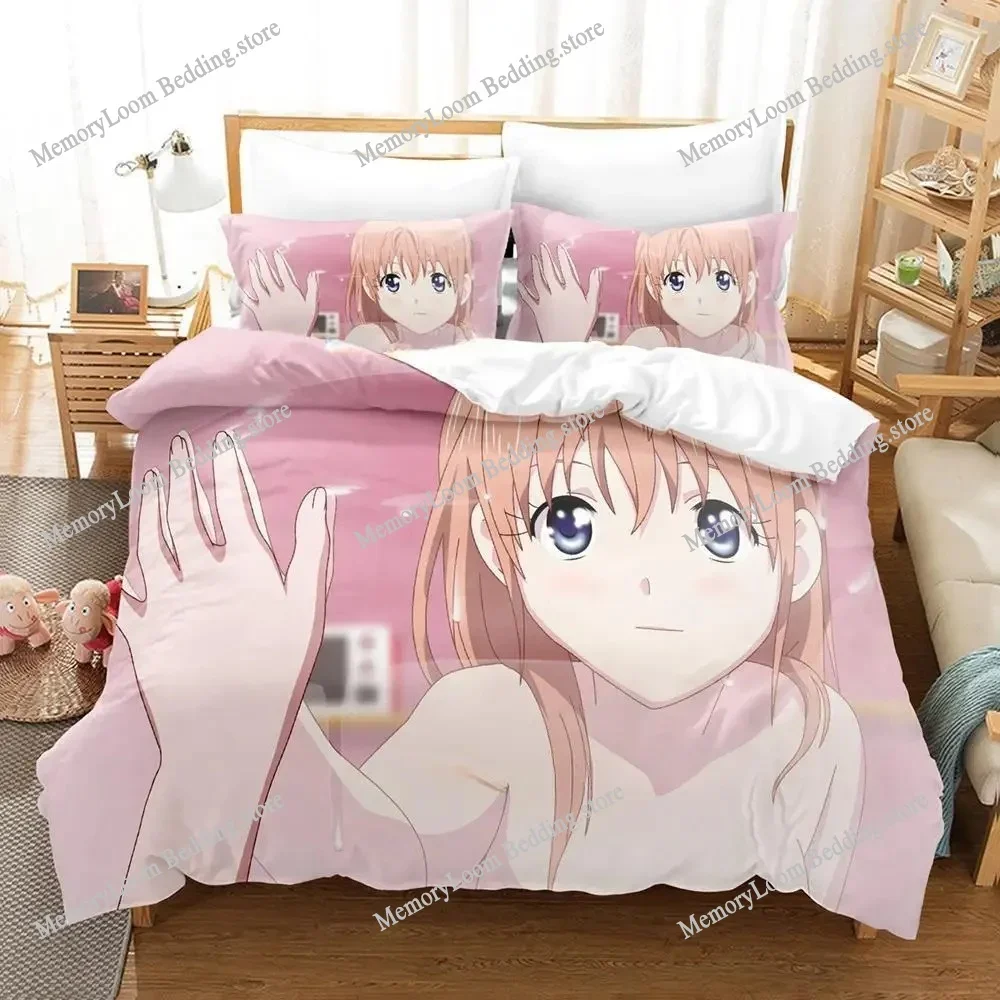 Anime Yamada's First Time B Gata H Kei Bedding Set Single Twin Full Queen King Size Bed Set Adult Kid Bedroom Duvet Cover Sets