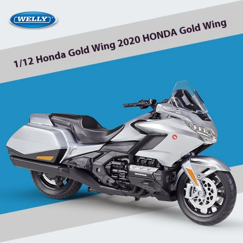 Heavy machinery motorcycle Honda Golden Wing 2020 Gold Wing1:12 simulation alloy model collection model decoration gift