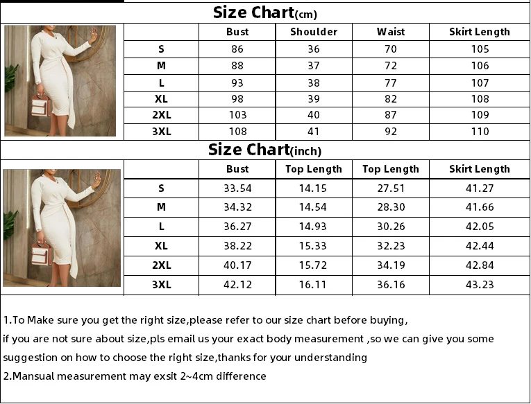 Africa Dress for Women 2024 Spring Plus Size V-neck Long Sleeve Pencil OL Office Dress Party Clothes Maxi Dresses for Women