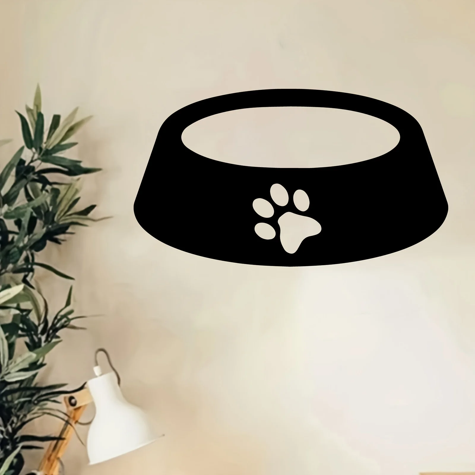 Brand Paw Print Metal Wall Art Rustproof Iron Pet Statue Mural Decor Living Room Garden Fence Pet Lovers