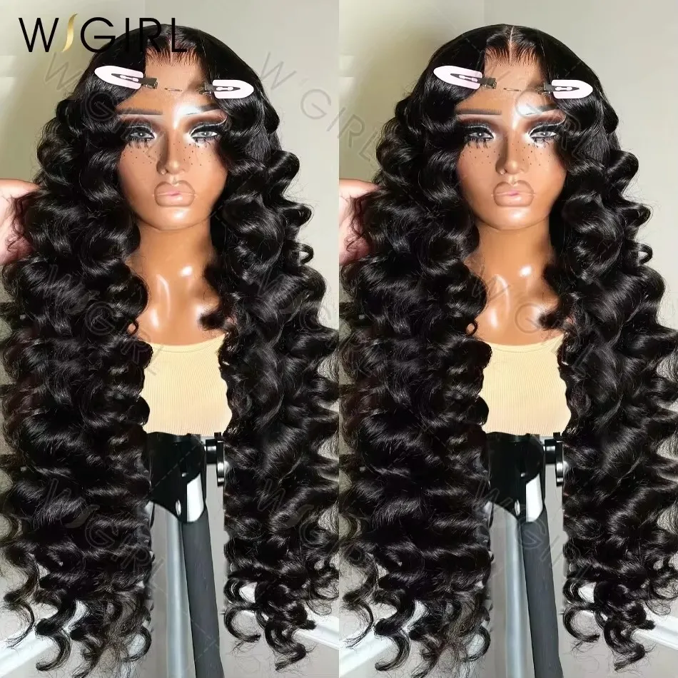 30 32 Inch Loose Waves Wig Human Hair Curly Wigs Loose Deep Wig 13x6 Hd Lace Front Wig Brazilian Deep Wave Frontal Wig For Women