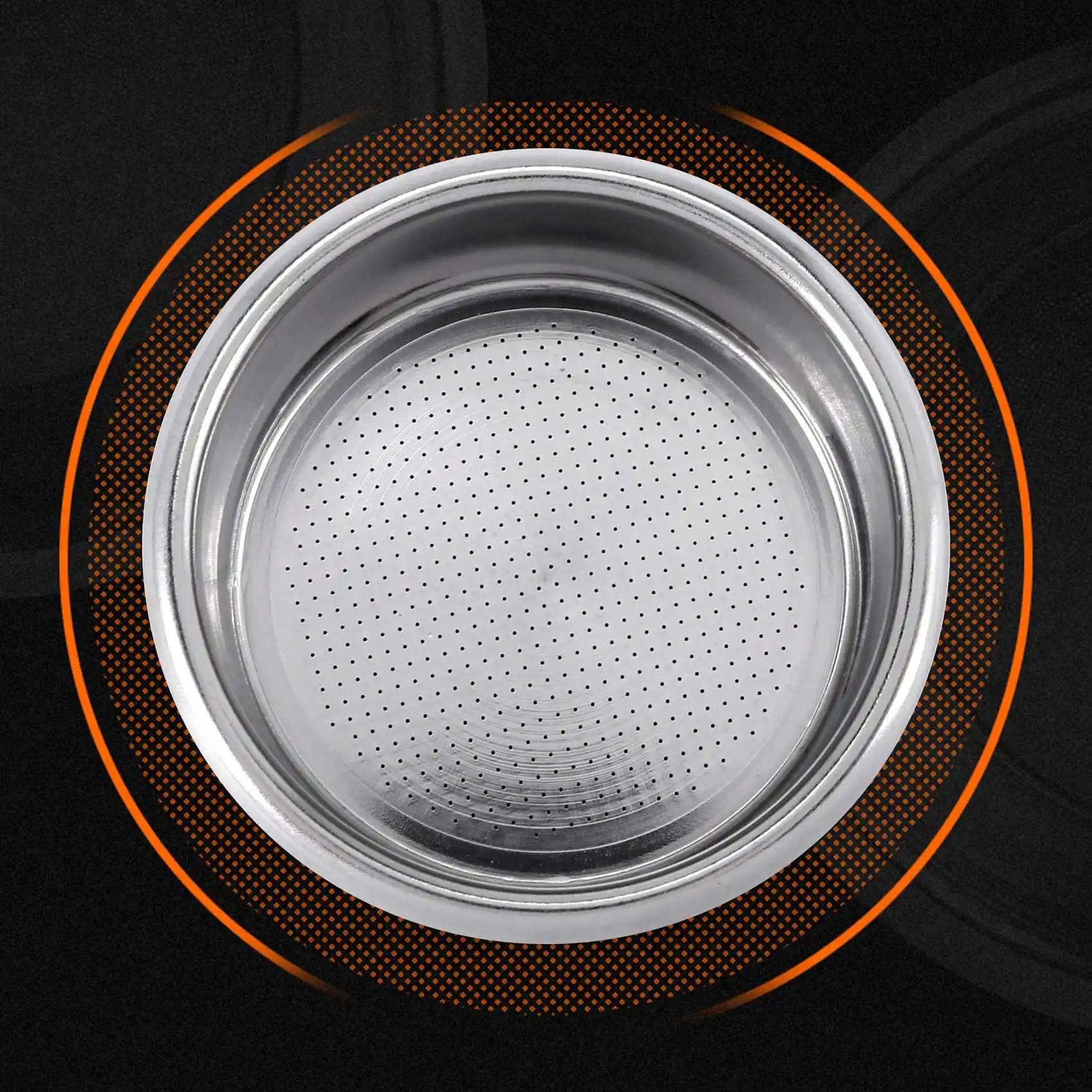 RALCA-2Pack 54Mm Filter Basket For Breville Sage 870/875/878/880 54Mm Semi-Automatic Coffee Machine Bottomless Handle Filter