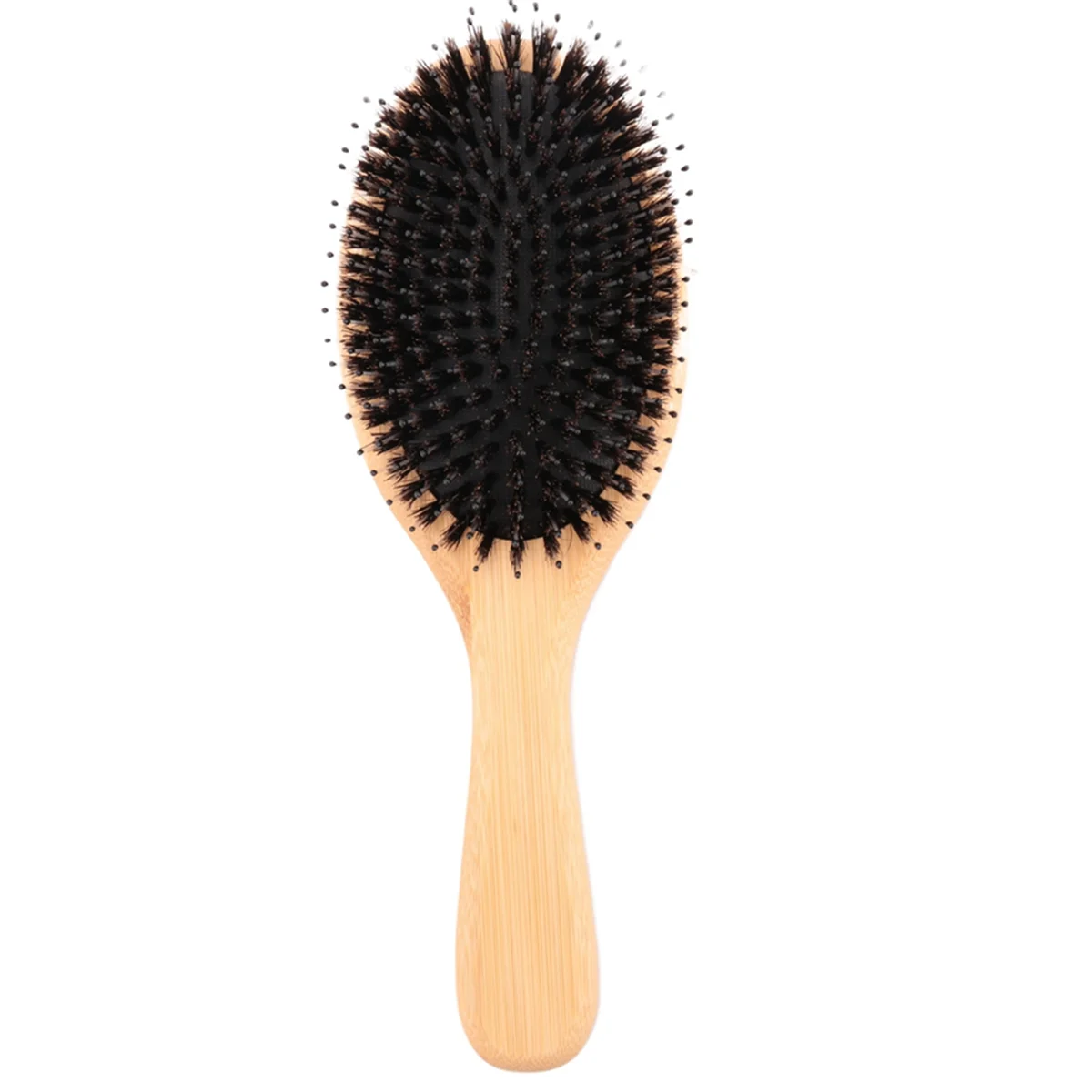 Hair Brush Boar Bristle Hair Brush with Nylon Pins Bamboo Paddle Detangler Brush Detangling Adding Shine Brushes Daily Use for