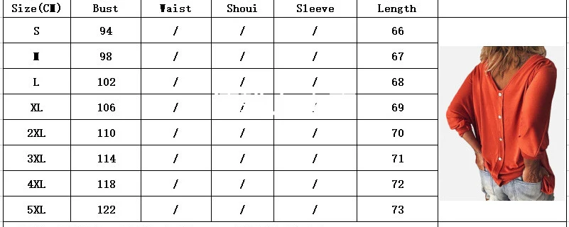 Plus Größe Lose frauen Hemd V-ausschnitt Overhead Drei-Viertel Hülse Casual Weibliche Top Taste Dekoration Gepolsterte Schulter – Detail 1